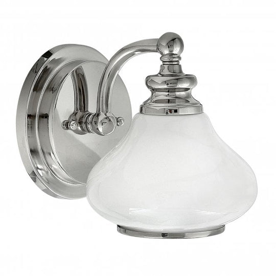 Ainsley 1 Light Bathroom Wall Light In Polished Chrome Finish
