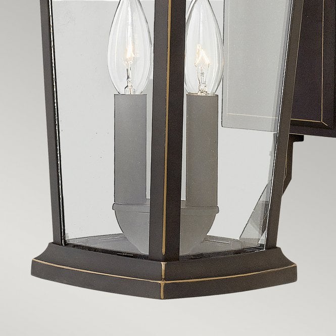 Bromley 2 Light Medium Wall Lantern In Oil Rubbed Bronze Finish
