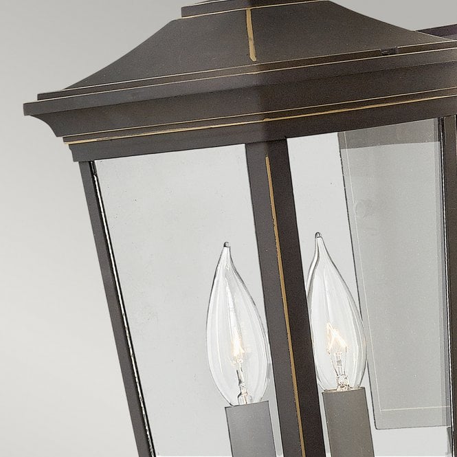 Bromley 2 Light Medium Wall Lantern In Oil Rubbed Bronze Finish