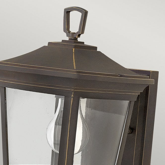 Bromley 1 Light Small Wall Lantern In Oil Rubbed Bronze Finish