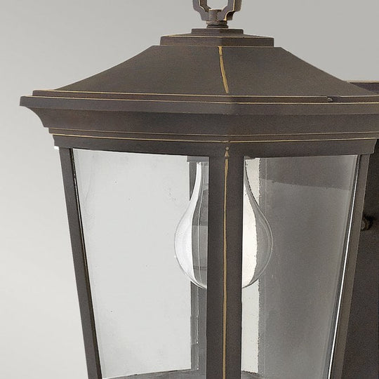 Bromley 1 Light Small Wall Lantern In Oil Rubbed Bronze Finish