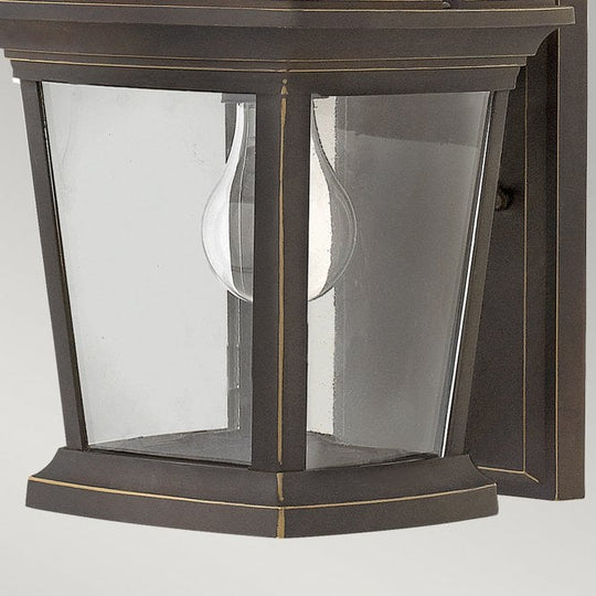 Bromley 1 Light Small Wall Lantern In Oil Rubbed Bronze Finish