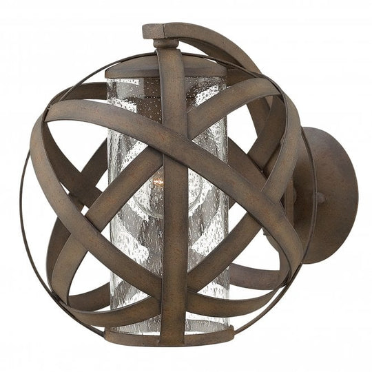 Carson 1 Light Small Wall Lantern In Vintage Iron Finish