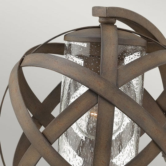 Carson 1 Light Small Wall Lantern In Vintage Iron Finish