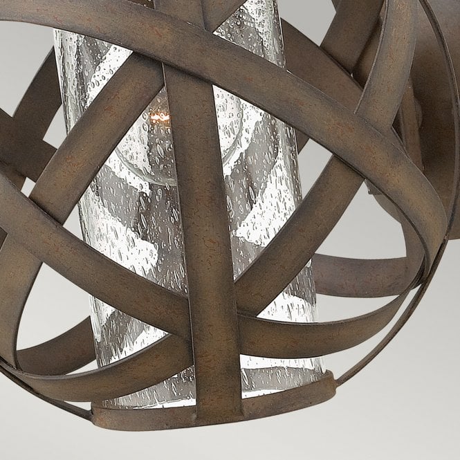 Carson 1 Light Small Wall Lantern In Vintage Iron Finish