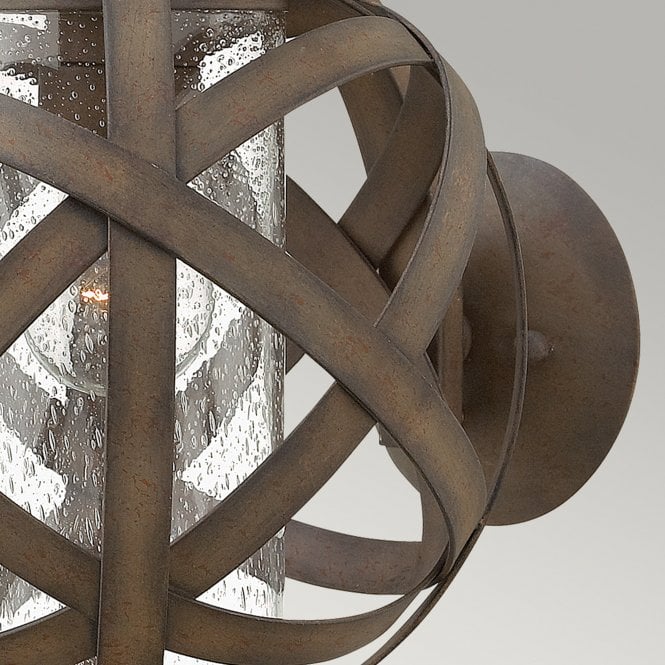 Carson 1 Light Small Wall Lantern In Vintage Iron Finish