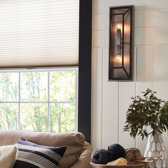 Fulton 2 Light Wall Light In Bronze Finish