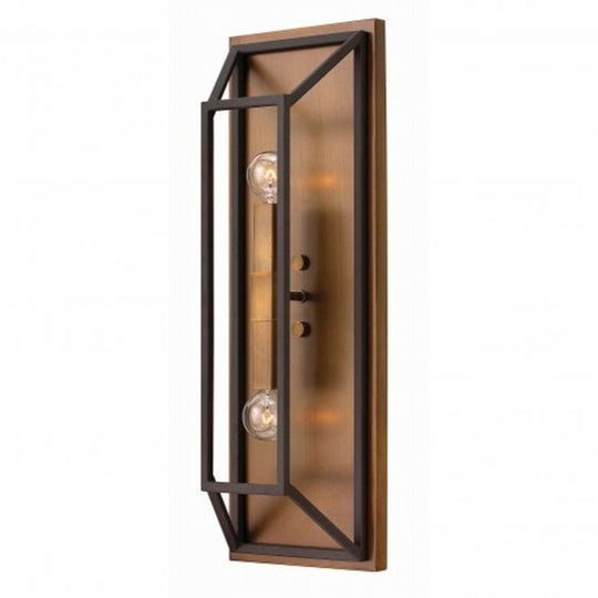 Fulton 2 Light Wall Light In Bronze Finish