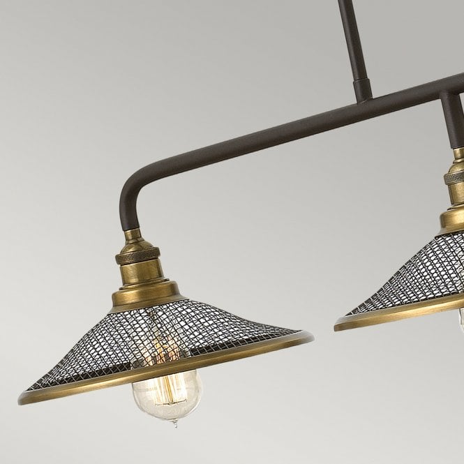 Rigby 3 Light Island Chandelier In Buckeye Bronze Finish