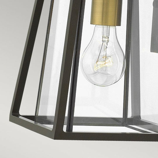 Walker 1 Light Small Wall Lantern In Buckeye Bronze Finish