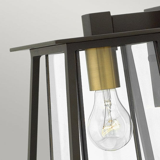 Walker 1 Light Small Wall Lantern In Buckeye Bronze Finish