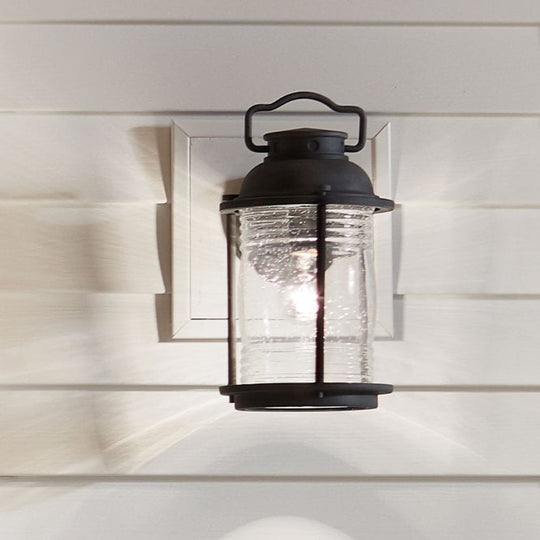 Ashland Bay 1 Light Medium Wall Lantern In Weathered Zinc Finish