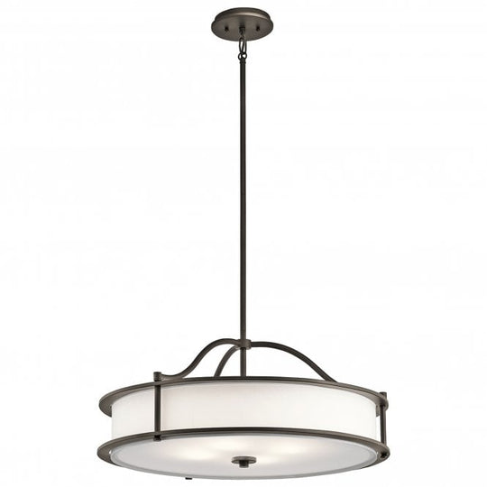Emory 4 Light Chandelier/Semi Flush  In Classic Pewter Finish
