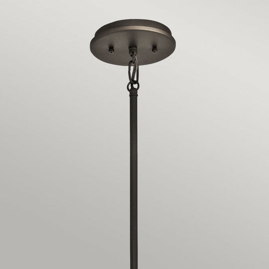 Emory 4 Light Chandelier/Semi Flush  In Classic Pewter Finish