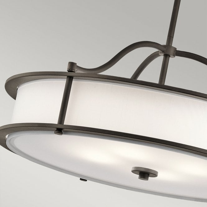 Emory 4 Light Chandelier/Semi Flush  In Classic Pewter Finish