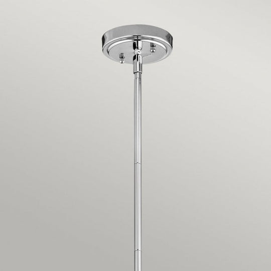 Everly 1 Light Small Pendant In Chrome Finish