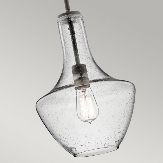 Everly 1 Light Small Pendant In Olde Bronze Finish