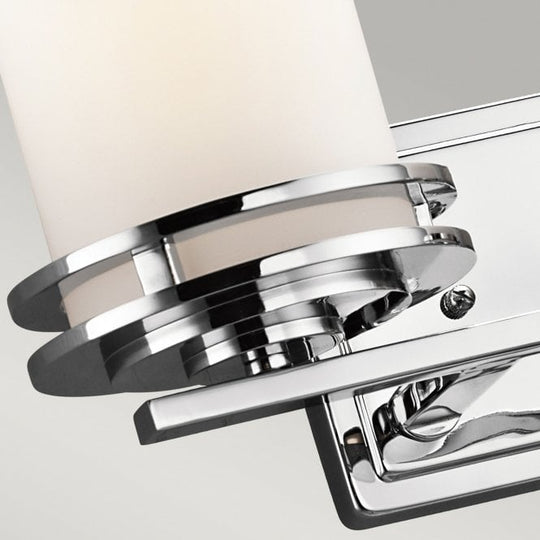 Hendrik 2 Light Bathroom Wall Light  In Polished Chrome Finish