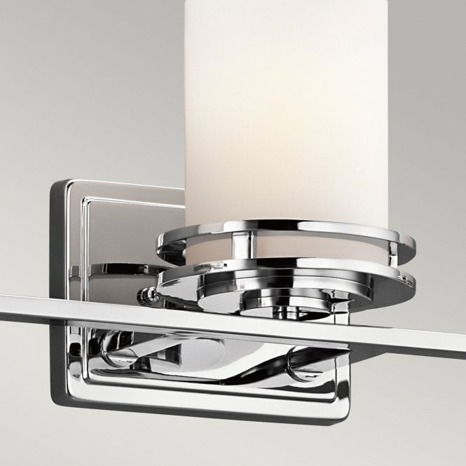 Hendrik 3 Light Bathroom Wall Light  In Polished Chrome Finish