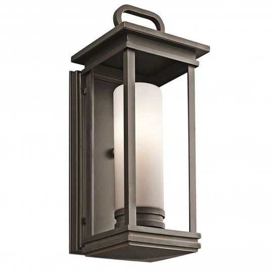 South Hope 1 Light Medium Wall Lantern  In Rubbed Bronze Finish