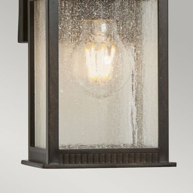 Livingston 1 Light Small Wall Lantern In Imperial Bronze Finish