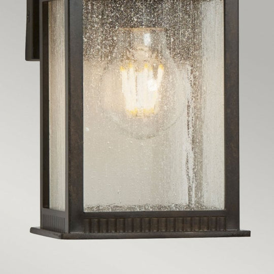 Livingston 1 Light Small Wall Lantern In Imperial Bronze Finish