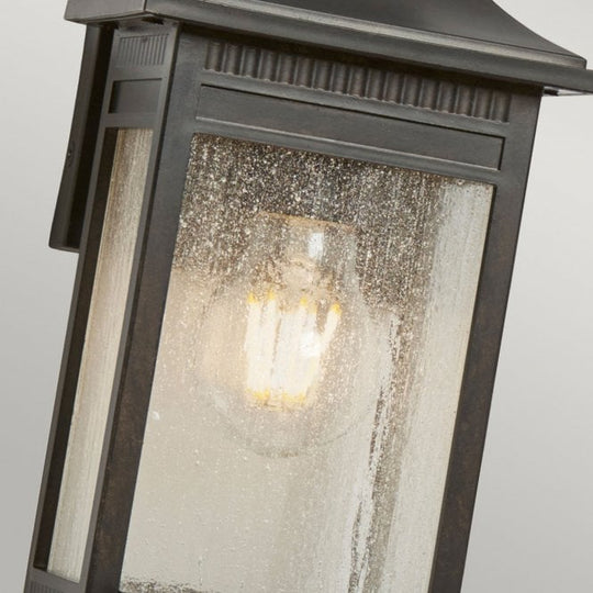 Livingston 1 Light Small Wall Lantern In Imperial Bronze Finish