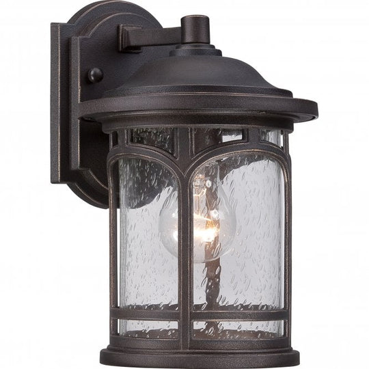 Marblehead 1 Light Small Wall Lantern In Palladian Bronze Finish