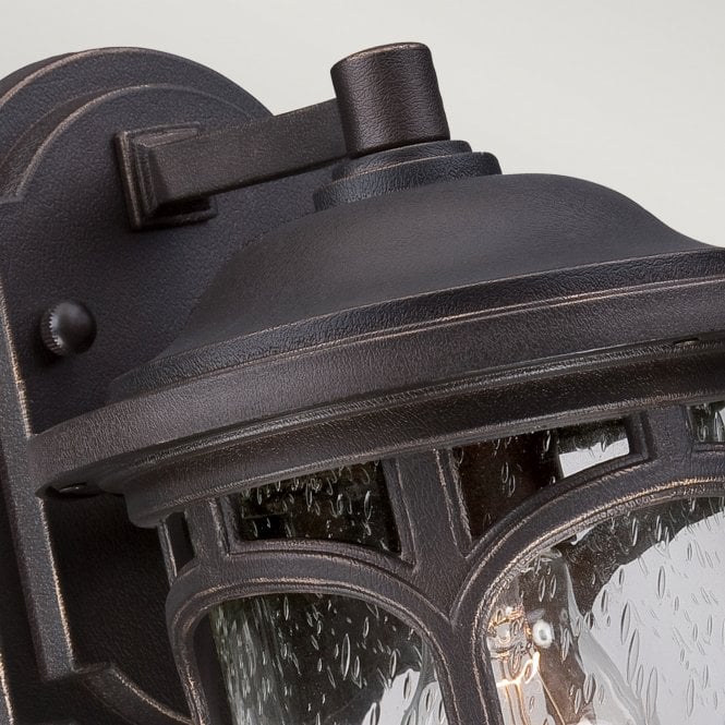 Marblehead 1 Light Small Wall Lantern In Palladian Bronze Finish