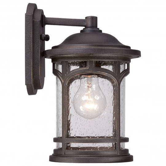 Marblehead 1 Light Small Wall Lantern In Palladian Bronze Finish