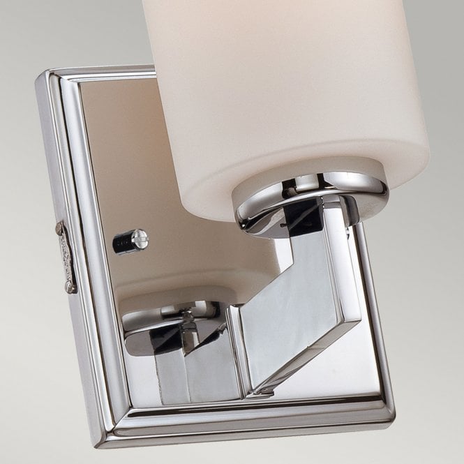 Taylor 1 Light Small Wall Light In Polished Chrome Finish