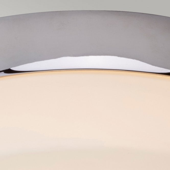 Tamar 1 Light Medium Bathroom Flush In Polished Chrome Finish