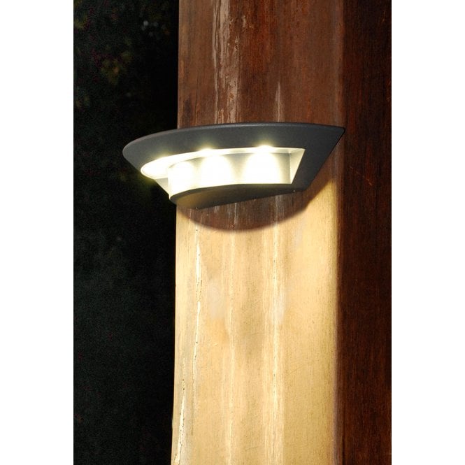 KASPER Graphite 1 lt Small Wall Light  1 lt Small Wall Light