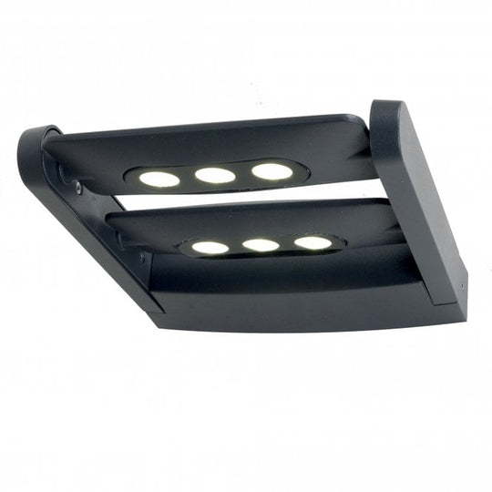SIGMUND 6W Graphite 6 lt Wall Light 6 lt Wall Light