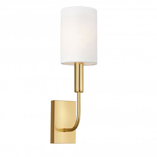 Brianna 1 Light Wall Light - Burnished Brass