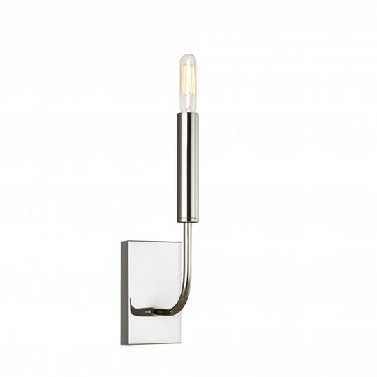 Brianna 1 Light Wall Light - Polished Nickel