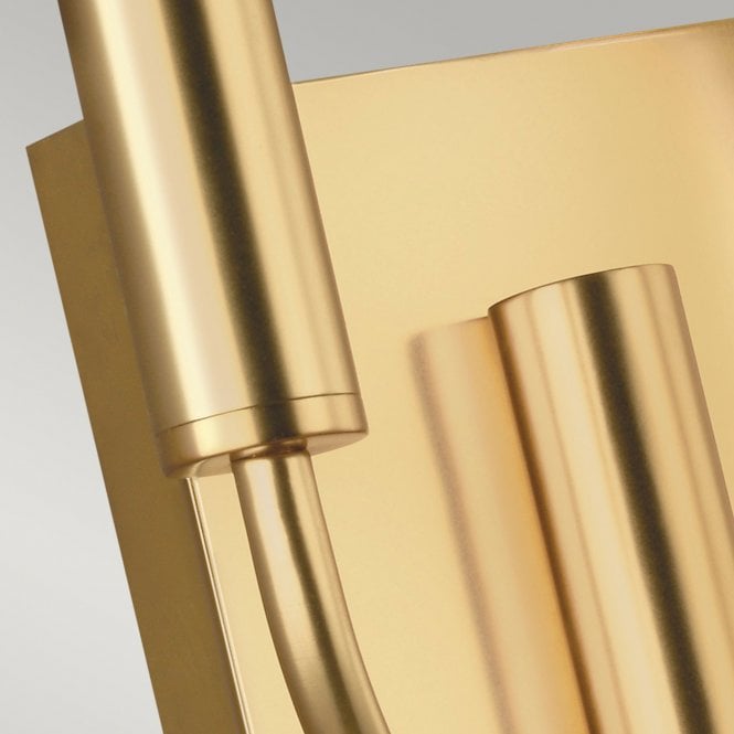 Brianna 2 Light Wall Light - Burnished Brass