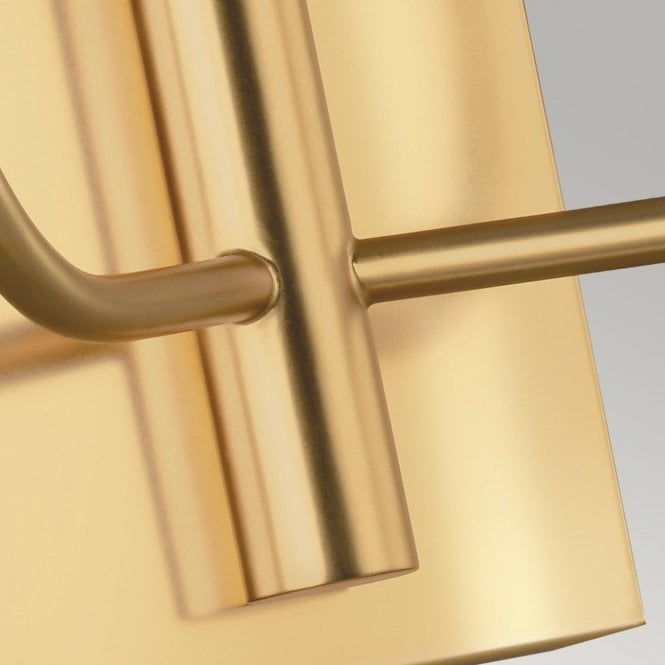 Brianna 2 Light Wall Light - Burnished Brass
