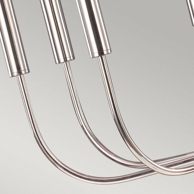 Brianna 9 Light Chandelier - Polished Nickel