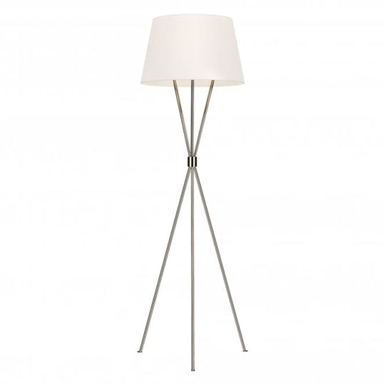 Penny 1 Light Floor Lamp - Polished Nickel