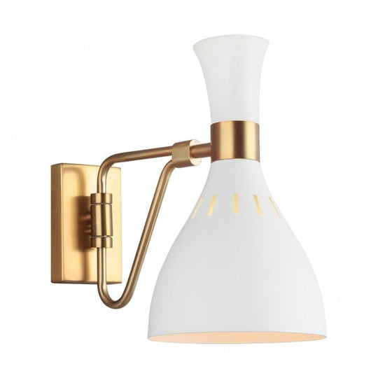 Joan 1 Light Wall Light - Matte White