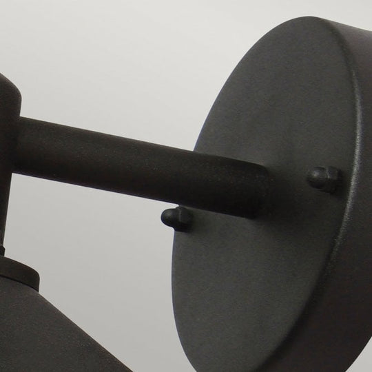 Copenhagen 1 Light Wall Lantern - Black Black
