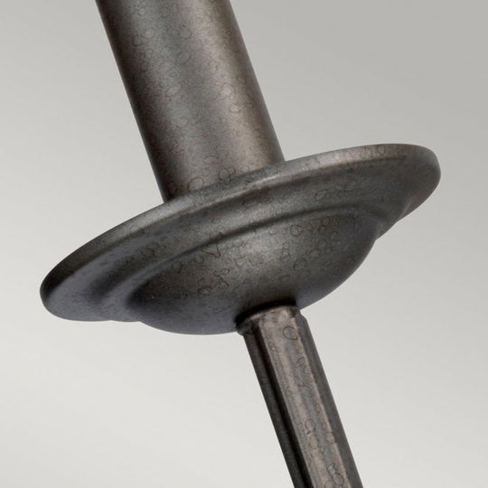 Crown 2 Light Wall Light Iron Gate