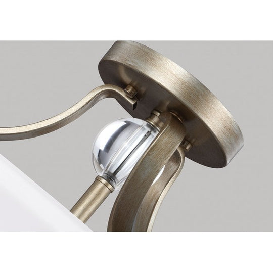 Evington 2 Light Semi-Flush - Sunset Gold