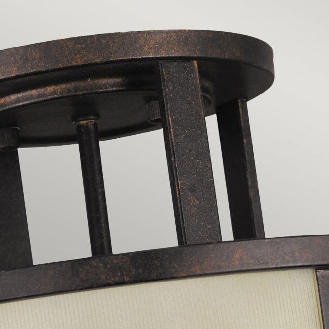 Fusion 3 Light Semi-Flush Grecian Bronze