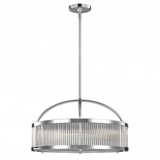 Paulson 6 Light Pendant Chrome