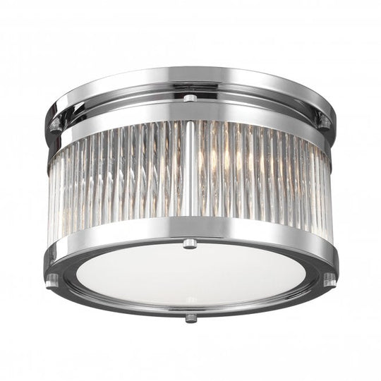 Paulson 2 Light Flush Mount Chrome