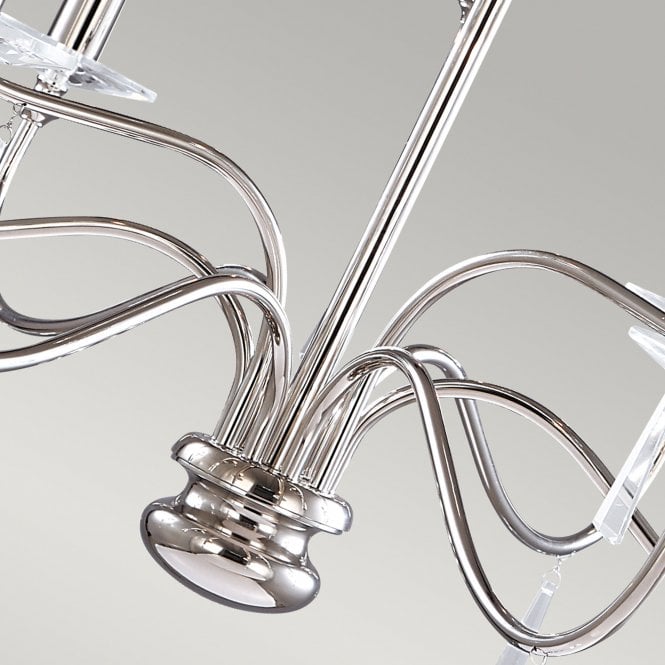 Finsbury Park 9 Light Chandelier - Polished Nickel