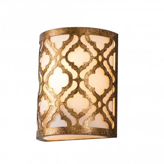 Arabella 1 Light Wall Light Distressed Gold