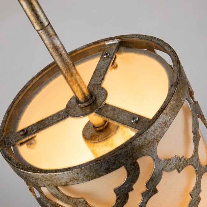 Arabella 1 Light Duo-Mount Mini Pendant Distressed Gold